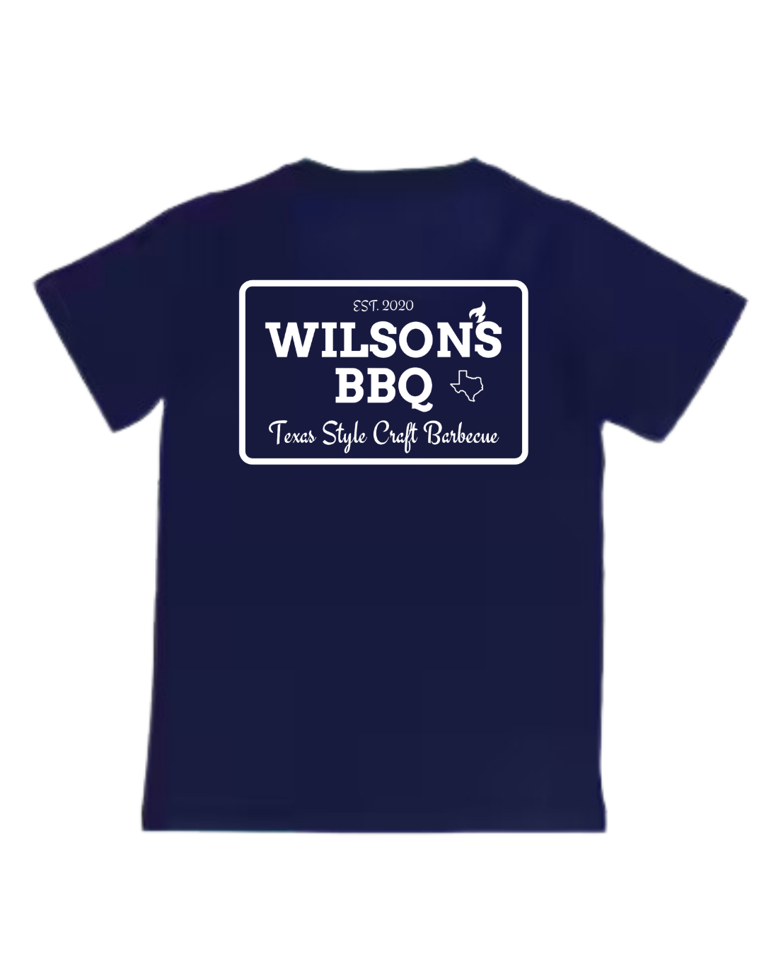 Wilson's BBQ Short Sleeve OG Shirt - Navy